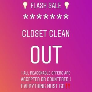 ‼️ALL ITEMS MUST GO!! Bundle to save!!!‼️
